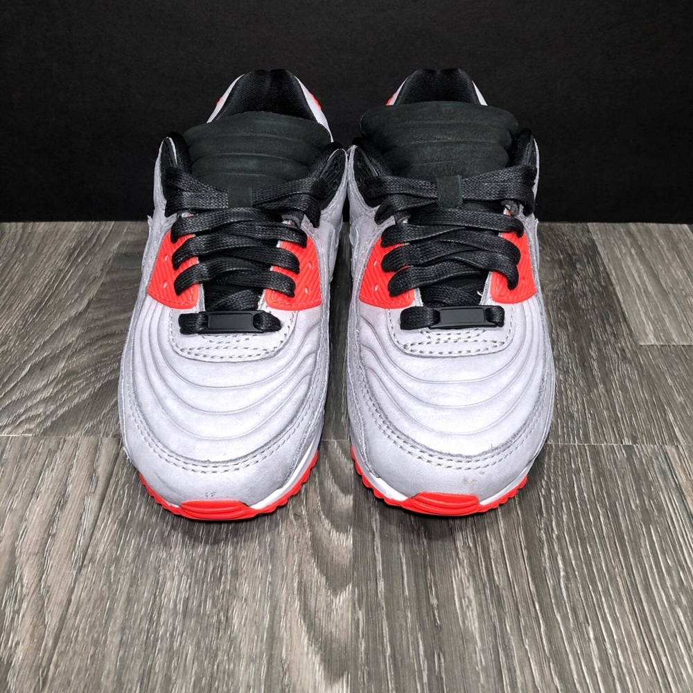 Nike Air Max 90 QS Lux Night Silver & Crimson - Picture 7 of 16